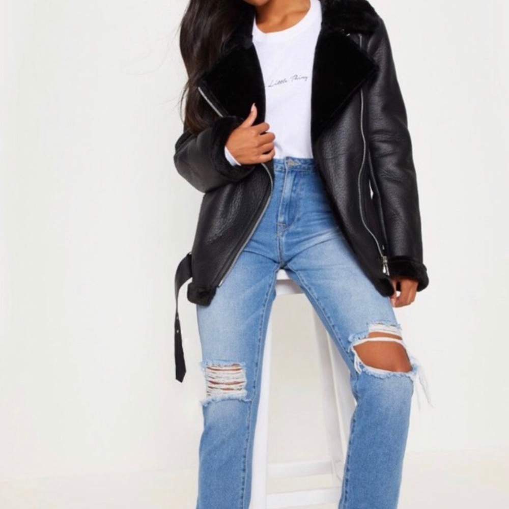 Black Aviator Jacket
